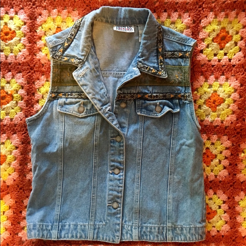 Embellished Denim Vest - Men’s XS/S